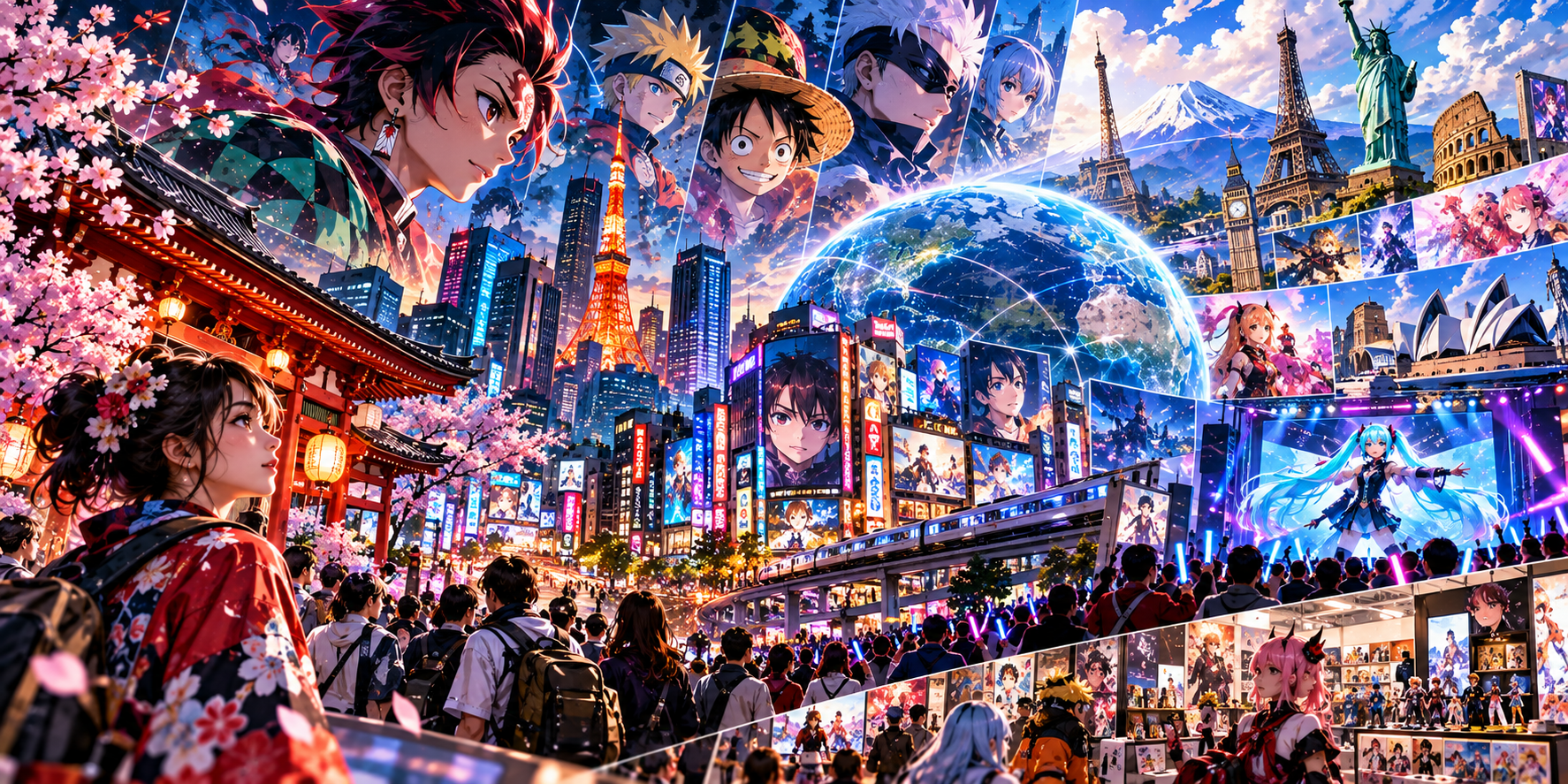 Dari Tokyo Ke Dunia: Kebangkitan Anime Global Di Era Modern